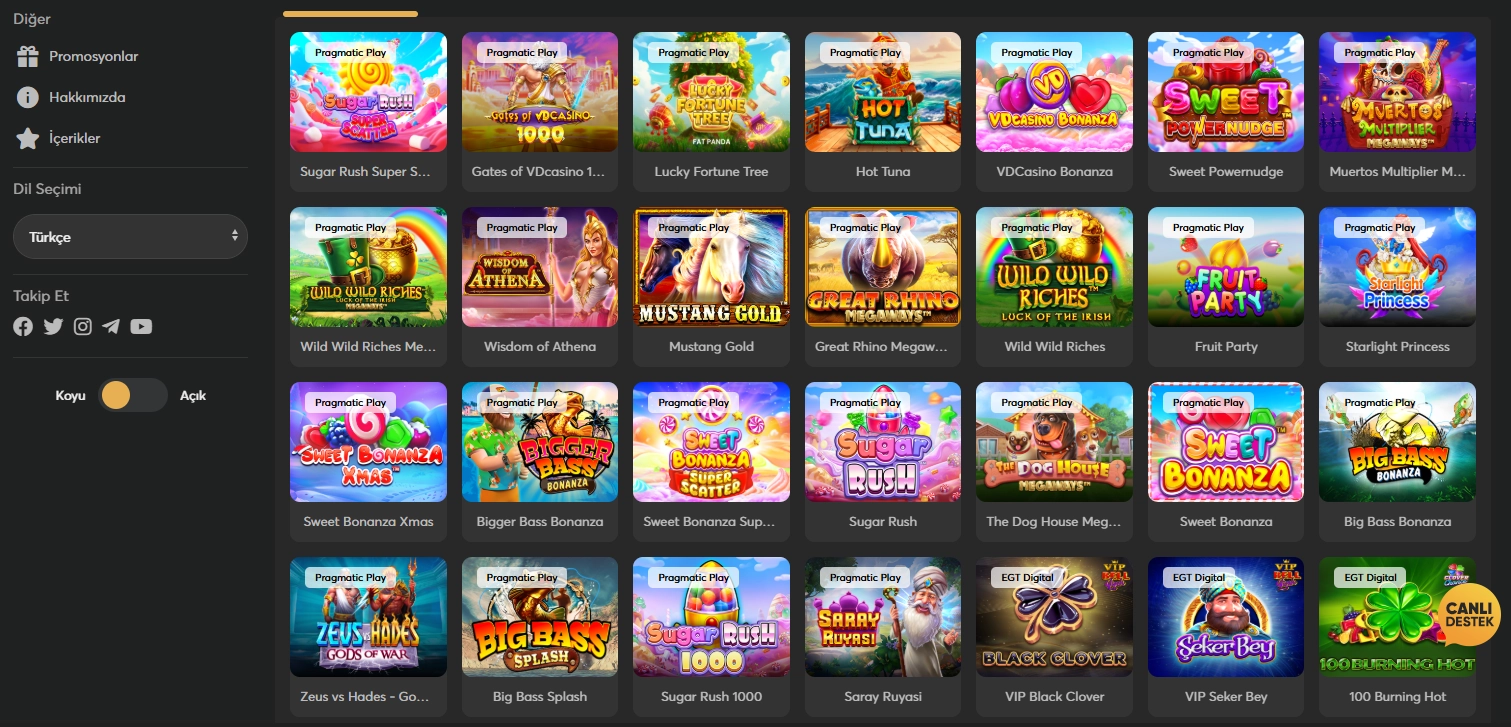 İlk depozito ve ekstra bonuslar